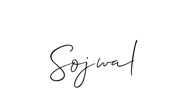 Also we have Sojwal name is the best signature style. Create professional handwritten signature collection using Allison_Script autograph style. Sojwal signature style 2 images and pictures png