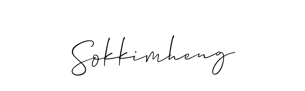 This is the best signature style for the Sokkimheng name. Also you like these signature font (Allison_Script). Mix name signature. Sokkimheng signature style 2 images and pictures png
