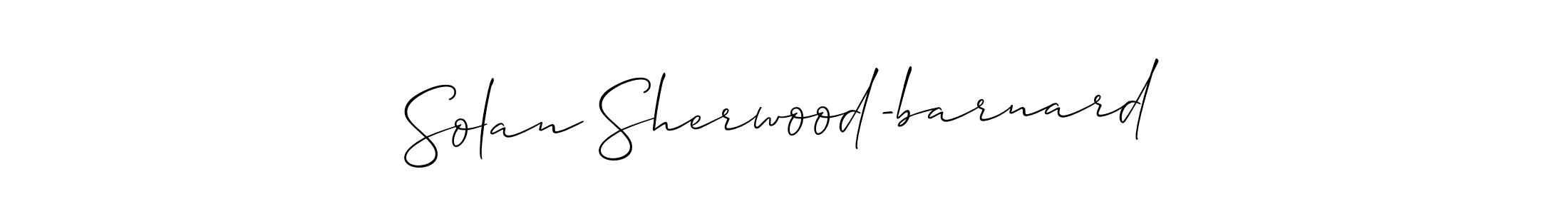 Also You can easily find your signature by using the search form. We will create Solan Sherwood-barnard name handwritten signature images for you free of cost using Allison_Script sign style. Solan Sherwood-barnard signature style 2 images and pictures png