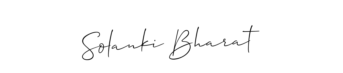 Make a beautiful signature design for name Solanki Bharat. Use this online signature maker to create a handwritten signature for free. Solanki Bharat signature style 2 images and pictures png