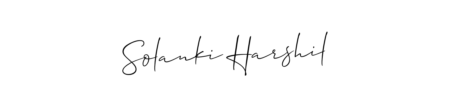 See photos of Solanki Harshil official signature by Spectra . Check more albums & portfolios. Read reviews & check more about Allison_Script font. Solanki Harshil signature style 2 images and pictures png