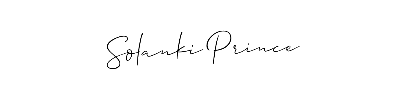 How to Draw Solanki Prince signature style? Allison_Script is a latest design signature styles for name Solanki Prince. Solanki Prince signature style 2 images and pictures png