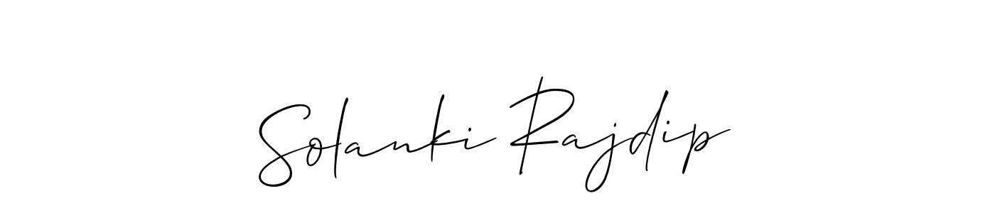 Also You can easily find your signature by using the search form. We will create Solanki Rajdip name handwritten signature images for you free of cost using Allison_Script sign style. Solanki Rajdip signature style 2 images and pictures png