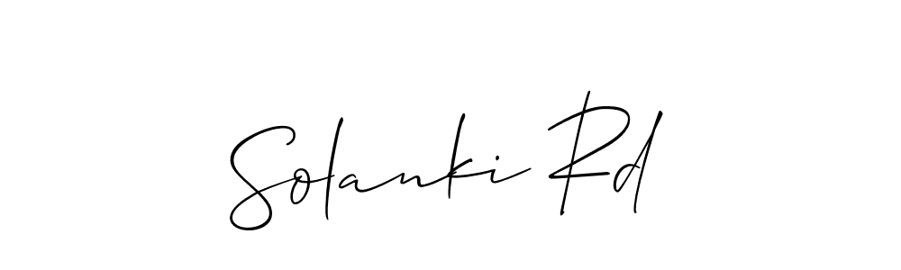 It looks lik you need a new signature style for name Solanki Rd. Design unique handwritten (Allison_Script) signature with our free signature maker in just a few clicks. Solanki Rd signature style 2 images and pictures png