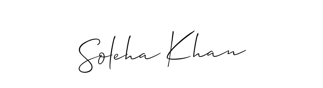 Once you've used our free online signature maker to create your best signature Allison_Script style, it's time to enjoy all of the benefits that Soleha Khan name signing documents. Soleha Khan signature style 2 images and pictures png