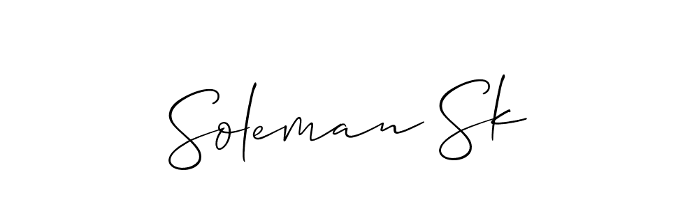 Once you've used our free online signature maker to create your best signature Allison_Script style, it's time to enjoy all of the benefits that Soleman Sk name signing documents. Soleman Sk signature style 2 images and pictures png