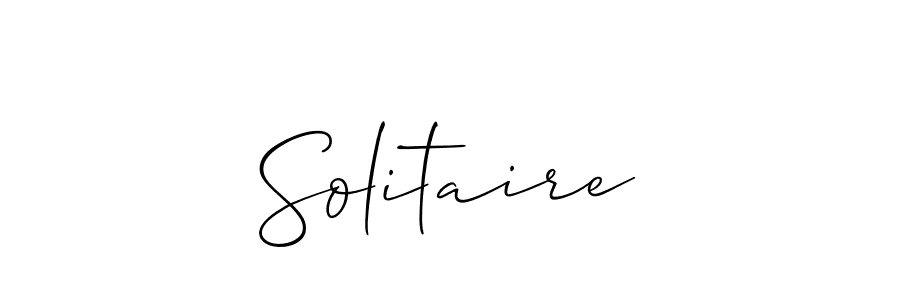 How to make Solitaire name signature. Use Allison_Script style for creating short signs online. This is the latest handwritten sign. Solitaire signature style 2 images and pictures png
