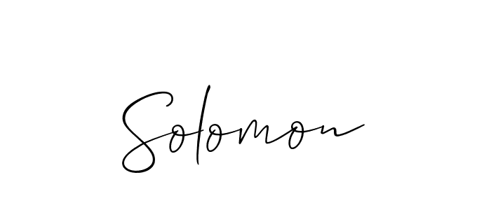 Allison_Script is a professional signature style that is perfect for those who want to add a touch of class to their signature. It is also a great choice for those who want to make their signature more unique. Get Solomon name to fancy signature for free. Solomon signature style 2 images and pictures png