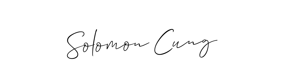 See photos of Solomon Cung official signature by Spectra . Check more albums & portfolios. Read reviews & check more about Allison_Script font. Solomon Cung signature style 2 images and pictures png