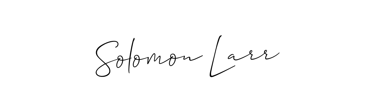 How to Draw Solomon Larr signature style? Allison_Script is a latest design signature styles for name Solomon Larr. Solomon Larr signature style 2 images and pictures png