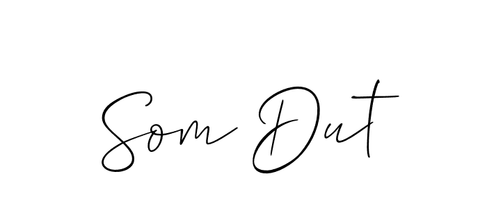 See photos of Som Dut official signature by Spectra . Check more albums & portfolios. Read reviews & check more about Allison_Script font. Som Dut signature style 2 images and pictures png