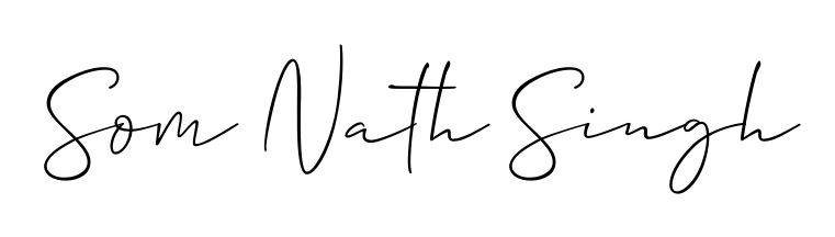You should practise on your own different ways (Allison_Script) to write your name (Som Nath Singh) in signature. Don't let someone else do it for you. Som Nath Singh signature style 2 images and pictures png