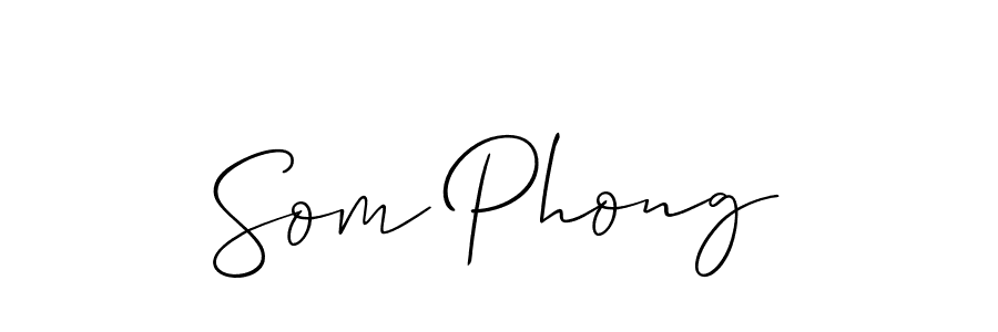 Som Phong stylish signature style. Best Handwritten Sign (Allison_Script) for my name. Handwritten Signature Collection Ideas for my name Som Phong. Som Phong signature style 2 images and pictures png