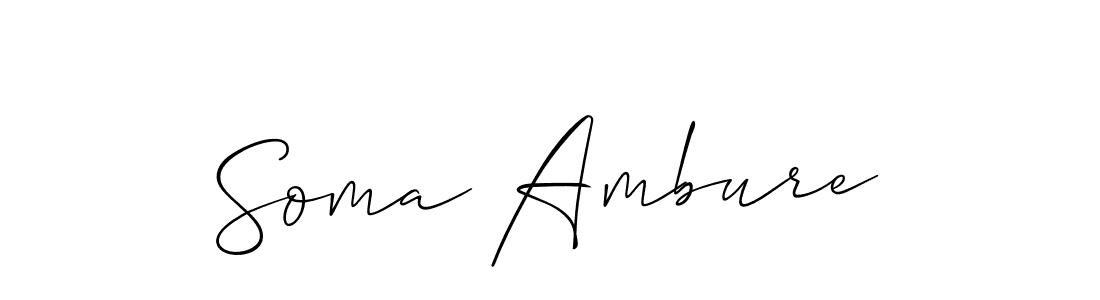 You can use this online signature creator to create a handwritten signature for the name Soma Ambure. This is the best online autograph maker. Soma Ambure signature style 2 images and pictures png