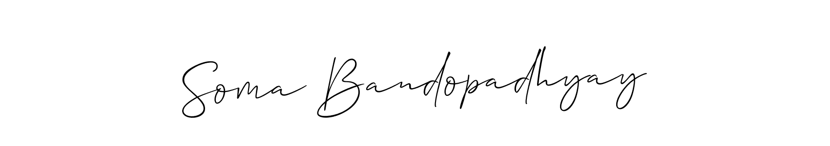 Check out images of Autograph of Soma Bandopadhyay name. Actor Soma Bandopadhyay Signature Style. Allison_Script is a professional sign style online. Soma Bandopadhyay signature style 2 images and pictures png