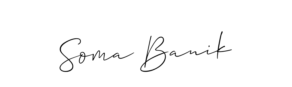 Once you've used our free online signature maker to create your best signature Allison_Script style, it's time to enjoy all of the benefits that Soma Banik name signing documents. Soma Banik signature style 2 images and pictures png