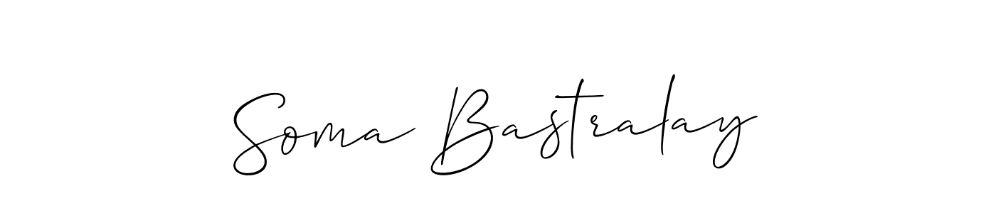 if you are searching for the best signature style for your name Soma Bastralay. so please give up your signature search. here we have designed multiple signature styles  using Allison_Script. Soma Bastralay signature style 2 images and pictures png