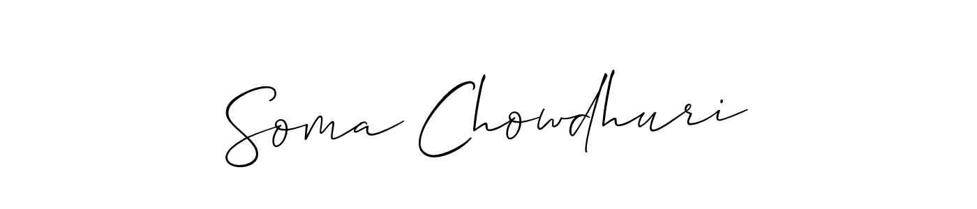 if you are searching for the best signature style for your name Soma Chowdhuri. so please give up your signature search. here we have designed multiple signature styles  using Allison_Script. Soma Chowdhuri signature style 2 images and pictures png