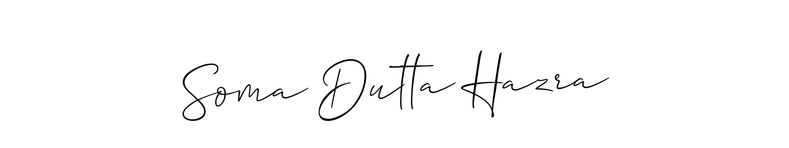 You can use this online signature creator to create a handwritten signature for the name Soma Dutta Hazra. This is the best online autograph maker. Soma Dutta Hazra signature style 2 images and pictures png