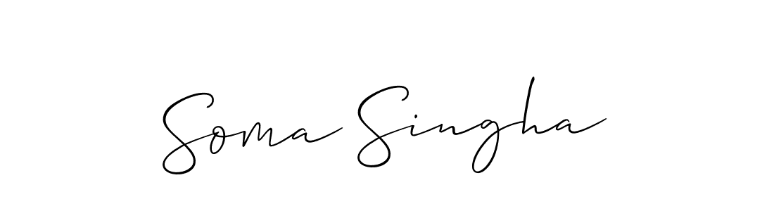 Make a beautiful signature design for name Soma Singha. Use this online signature maker to create a handwritten signature for free. Soma Singha signature style 2 images and pictures png