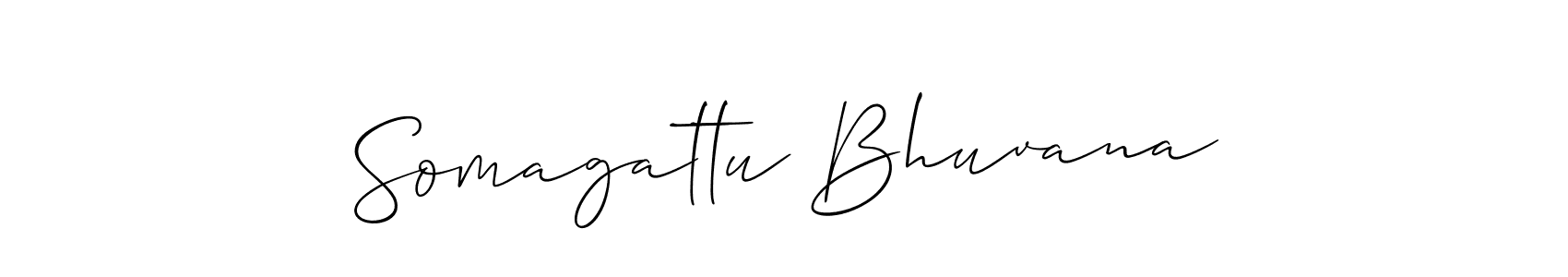if you are searching for the best signature style for your name Somagattu Bhuvana. so please give up your signature search. here we have designed multiple signature styles  using Allison_Script. Somagattu Bhuvana signature style 2 images and pictures png