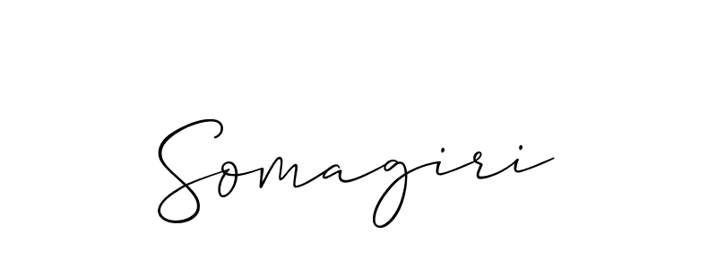 Also You can easily find your signature by using the search form. We will create Somagiri name handwritten signature images for you free of cost using Allison_Script sign style. Somagiri signature style 2 images and pictures png