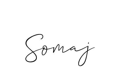 How to Draw Somaj signature style? Allison_Script is a latest design signature styles for name Somaj. Somaj signature style 2 images and pictures png