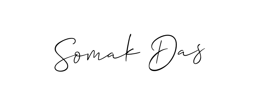 Also we have Somak Das name is the best signature style. Create professional handwritten signature collection using Allison_Script autograph style. Somak Das signature style 2 images and pictures png