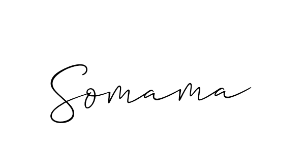 How to Draw Somama signature style? Allison_Script is a latest design signature styles for name Somama. Somama signature style 2 images and pictures png