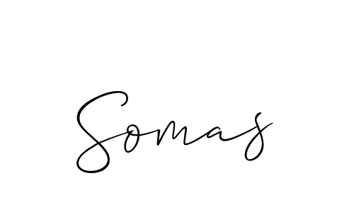 Somas stylish signature style. Best Handwritten Sign (Allison_Script) for my name. Handwritten Signature Collection Ideas for my name Somas. Somas signature style 2 images and pictures png