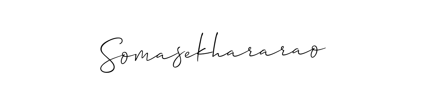 You should practise on your own different ways (Allison_Script) to write your name (Somasekhararao) in signature. don't let someone else do it for you. Somasekhararao signature style 2 images and pictures png