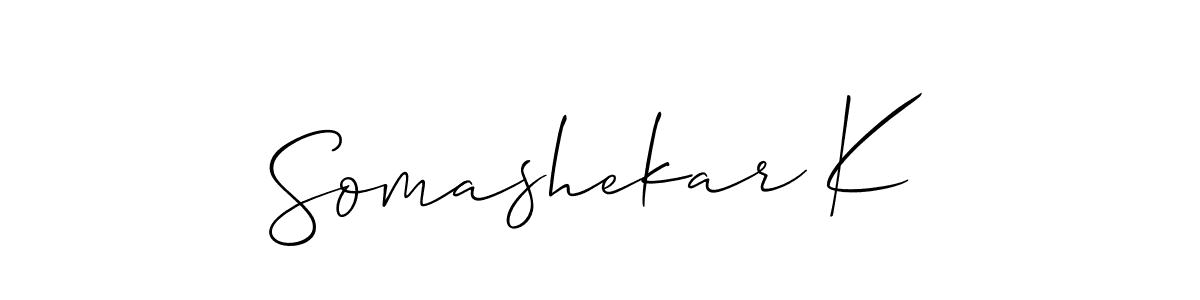 Best and Professional Signature Style for Somashekar K. Allison_Script Best Signature Style Collection. Somashekar K signature style 2 images and pictures png