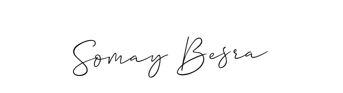 You should practise on your own different ways (Allison_Script) to write your name (Somay Besra) in signature. don't let someone else do it for you. Somay Besra signature style 2 images and pictures png