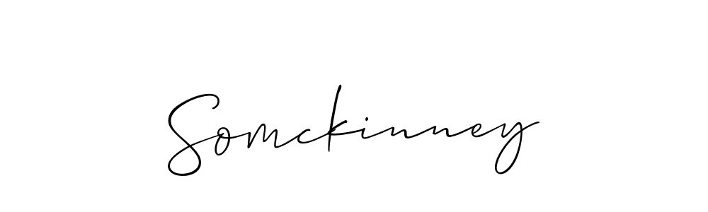 It looks lik you need a new signature style for name Somckinney. Design unique handwritten (Allison_Script) signature with our free signature maker in just a few clicks. Somckinney signature style 2 images and pictures png