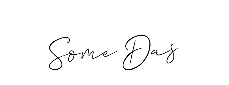 Make a beautiful signature design for name Some Das. Use this online signature maker to create a handwritten signature for free. Some Das signature style 2 images and pictures png