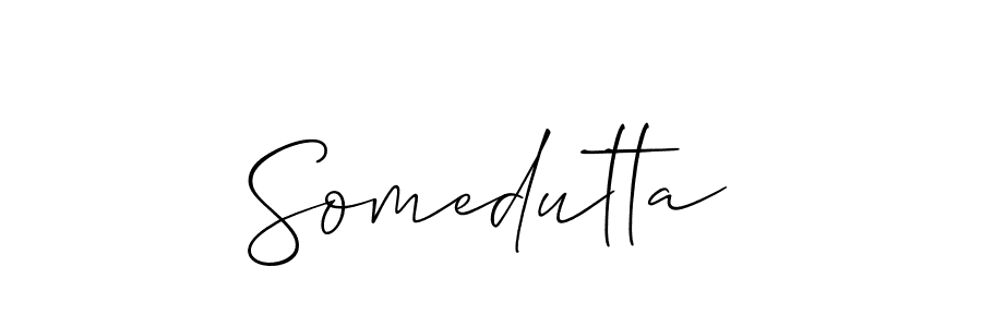 Create a beautiful signature design for name Somedutta. With this signature (Allison_Script) fonts, you can make a handwritten signature for free. Somedutta signature style 2 images and pictures png