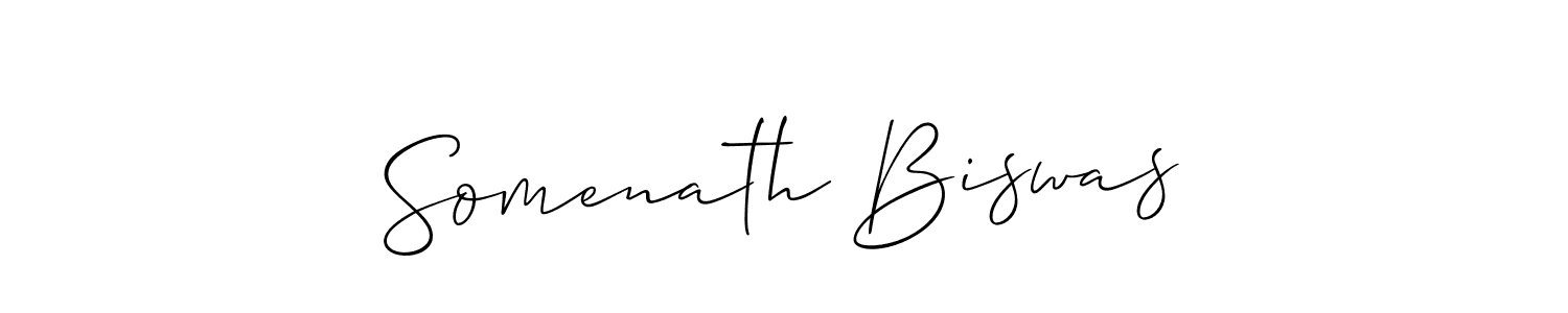 Somenath Biswas stylish signature style. Best Handwritten Sign (Allison_Script) for my name. Handwritten Signature Collection Ideas for my name Somenath Biswas. Somenath Biswas signature style 2 images and pictures png