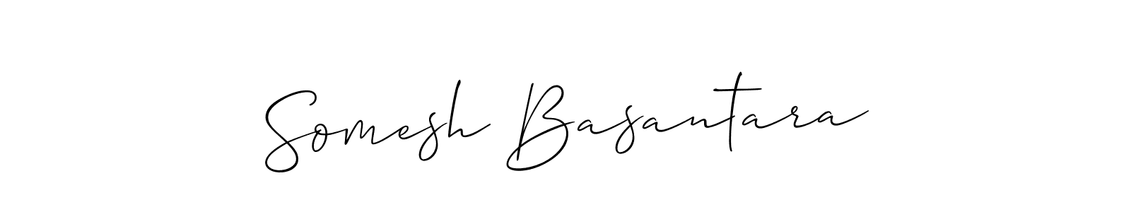 Best and Professional Signature Style for Somesh Basantara. Allison_Script Best Signature Style Collection. Somesh Basantara signature style 2 images and pictures png