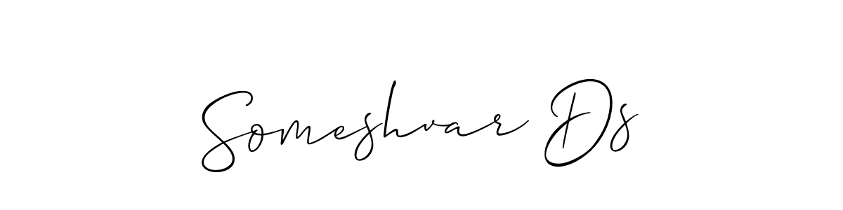 if you are searching for the best signature style for your name Someshvar Ds. so please give up your signature search. here we have designed multiple signature styles  using Allison_Script. Someshvar Ds signature style 2 images and pictures png