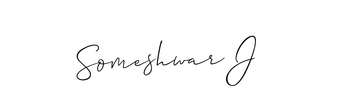 Best and Professional Signature Style for Someshwar J. Allison_Script Best Signature Style Collection. Someshwar J signature style 2 images and pictures png