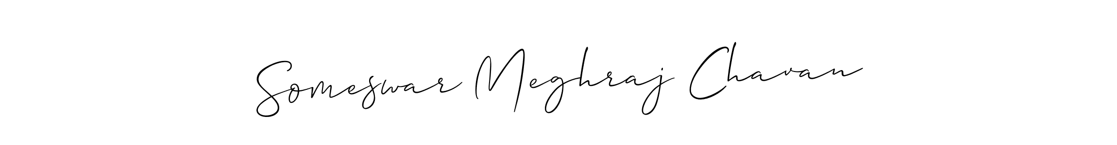 Similarly Allison_Script is the best handwritten signature design. Signature creator online .You can use it as an online autograph creator for name Someswar Meghraj Chavan. Someswar Meghraj Chavan signature style 2 images and pictures png
