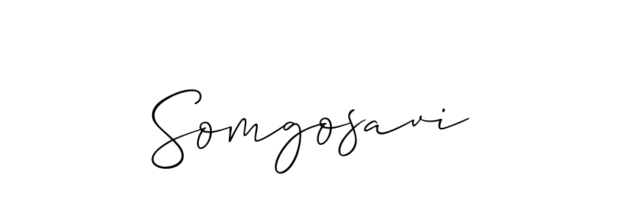 It looks lik you need a new signature style for name Somgosavi. Design unique handwritten (Allison_Script) signature with our free signature maker in just a few clicks. Somgosavi signature style 2 images and pictures png