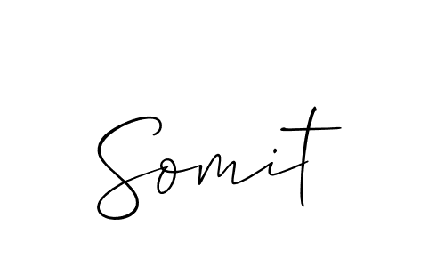 How to make Somit name signature. Use Allison_Script style for creating short signs online. This is the latest handwritten sign. Somit signature style 2 images and pictures png