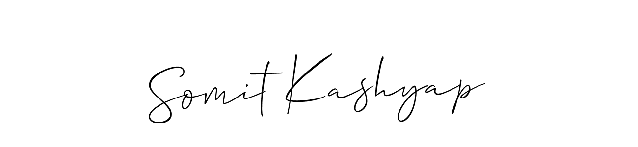 if you are searching for the best signature style for your name Somit Kashyap. so please give up your signature search. here we have designed multiple signature styles  using Allison_Script. Somit Kashyap signature style 2 images and pictures png