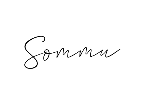 How to Draw Sommu signature style? Allison_Script is a latest design signature styles for name Sommu. Sommu signature style 2 images and pictures png