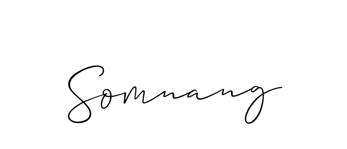 Best and Professional Signature Style for Somnang. Allison_Script Best Signature Style Collection. Somnang signature style 2 images and pictures png