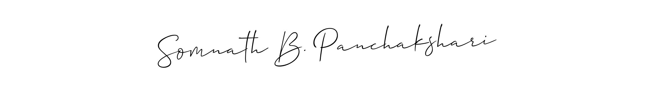 Best and Professional Signature Style for Somnath B. Panchakshari. Allison_Script Best Signature Style Collection. Somnath B. Panchakshari signature style 2 images and pictures png