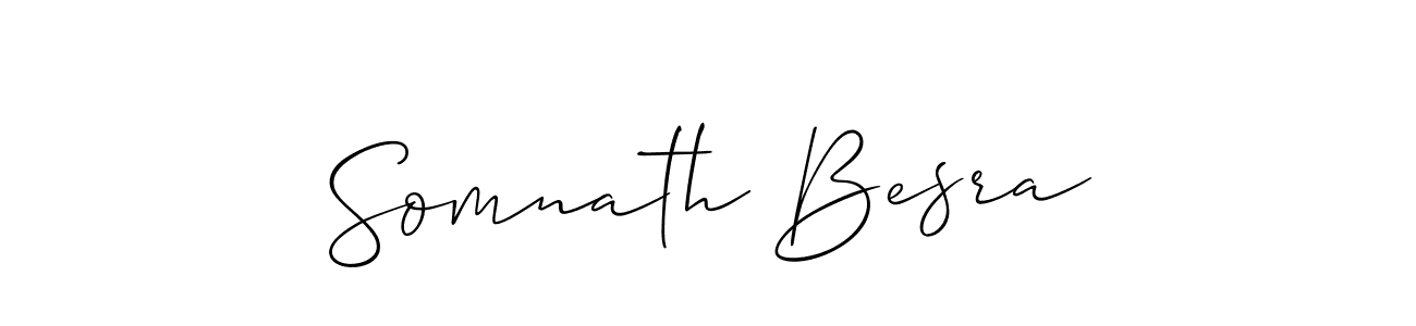 Make a short Somnath Besra signature style. Manage your documents anywhere anytime using Allison_Script. Create and add eSignatures, submit forms, share and send files easily. Somnath Besra signature style 2 images and pictures png