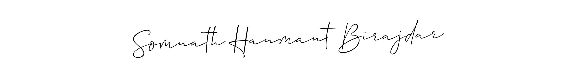 The best way (Allison_Script) to make a short signature is to pick only two or three words in your name. The name Somnath Hanmant Birajdar include a total of six letters. For converting this name. Somnath Hanmant Birajdar signature style 2 images and pictures png