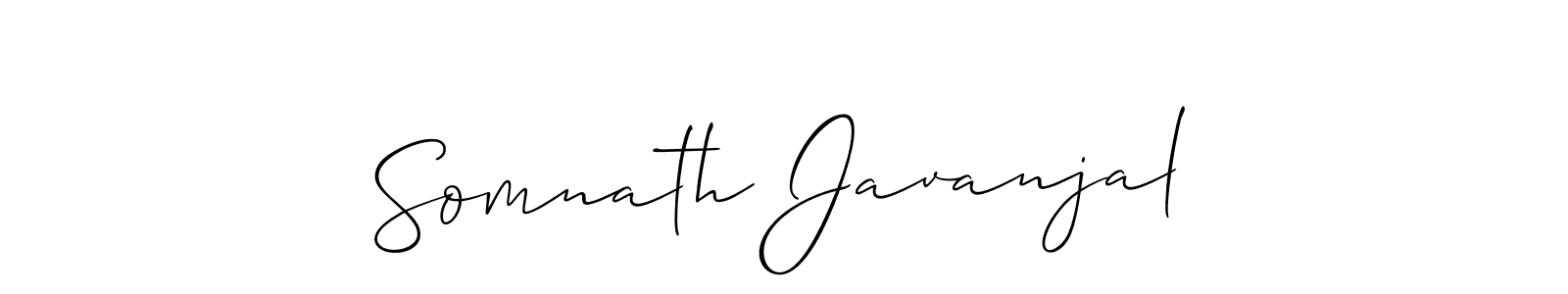 Also You can easily find your signature by using the search form. We will create Somnath Javanjal name handwritten signature images for you free of cost using Allison_Script sign style. Somnath Javanjal signature style 2 images and pictures png